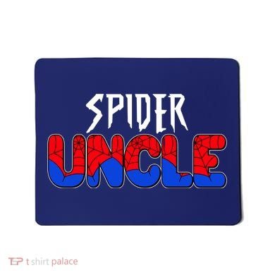 Funny Spider Uncle Matching Family Shirts Mousepad