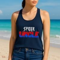 Funny Spider Uncle Matching Family Shirts Women's Tank Top thumb 2