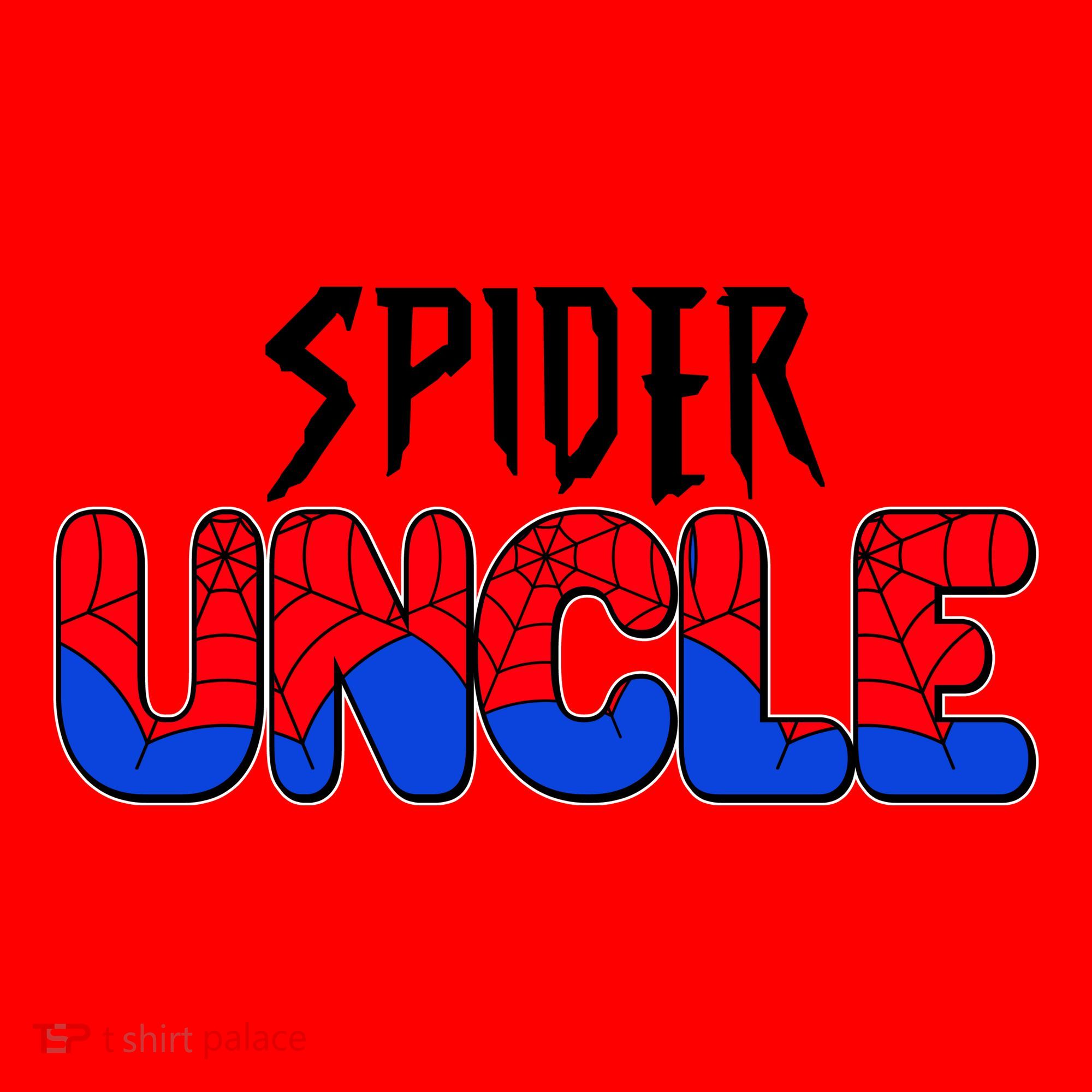 Funny Spider Uncle Matching Family Shirts Santa Hat