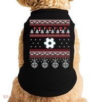 Funny Soccer Ugly Christmas Sweaters Meaningful Gift Doggie Tank thumb 0