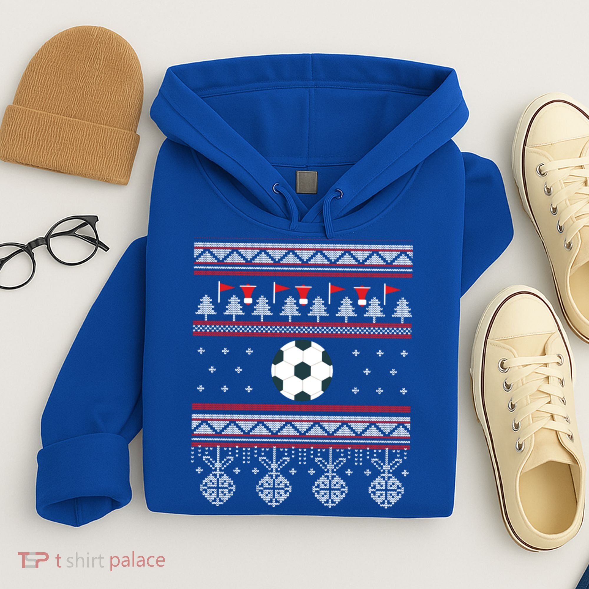 Funny Soccer Ugly Christmas Sweaters Meaningful Gift Hoodie