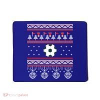 Funny Soccer Ugly Christmas Sweaters Meaningful Gift Mousepad thumb 0