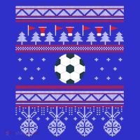 Funny Soccer Ugly Christmas Sweaters Meaningful Gift Mousepad thumb 1