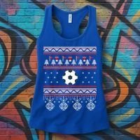 Funny Soccer Ugly Christmas Sweaters Meaningful Gift Women's Tank Top thumb 3