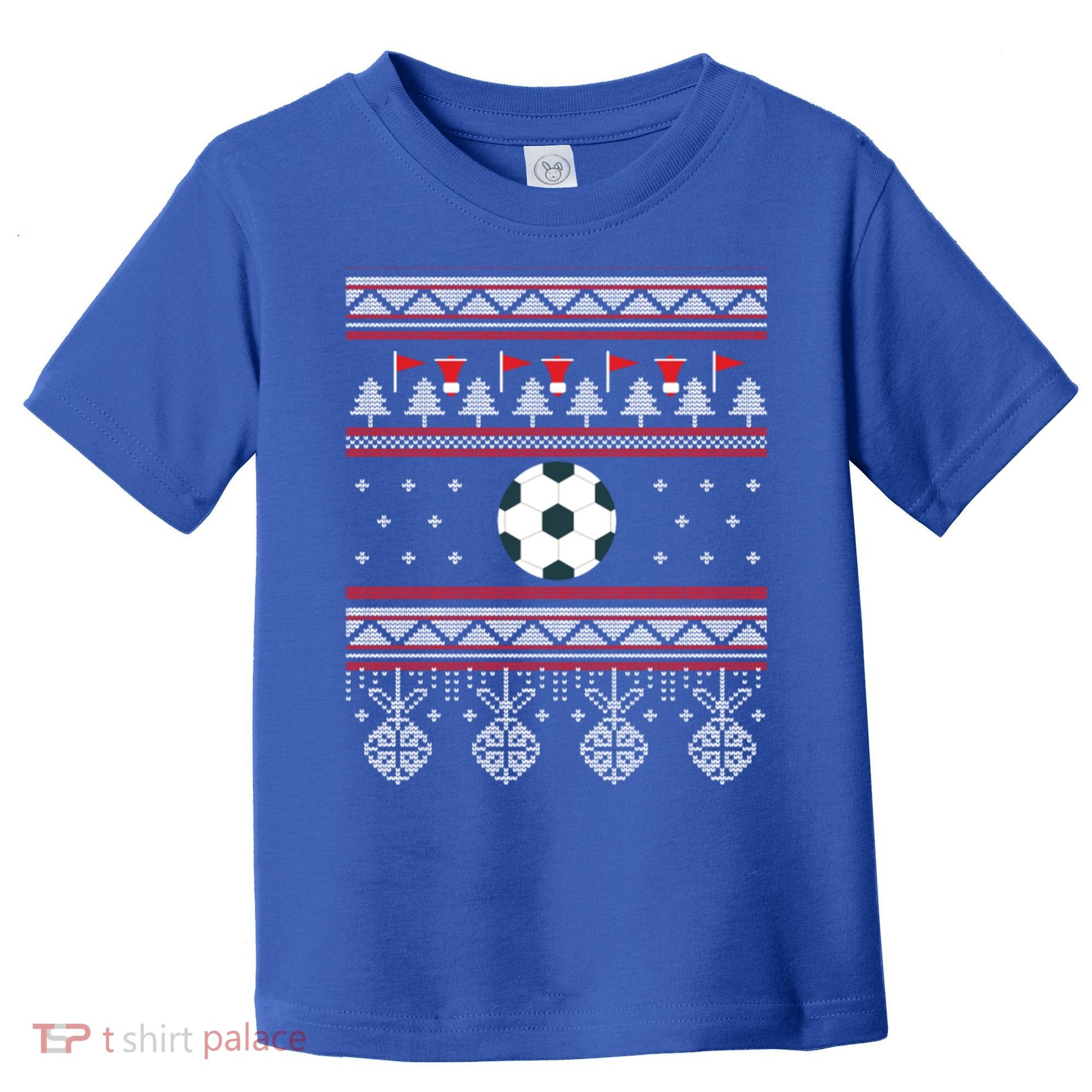 Funny Soccer Ugly Christmas Sweaters Meaningful Gift Toddler T-Shirt