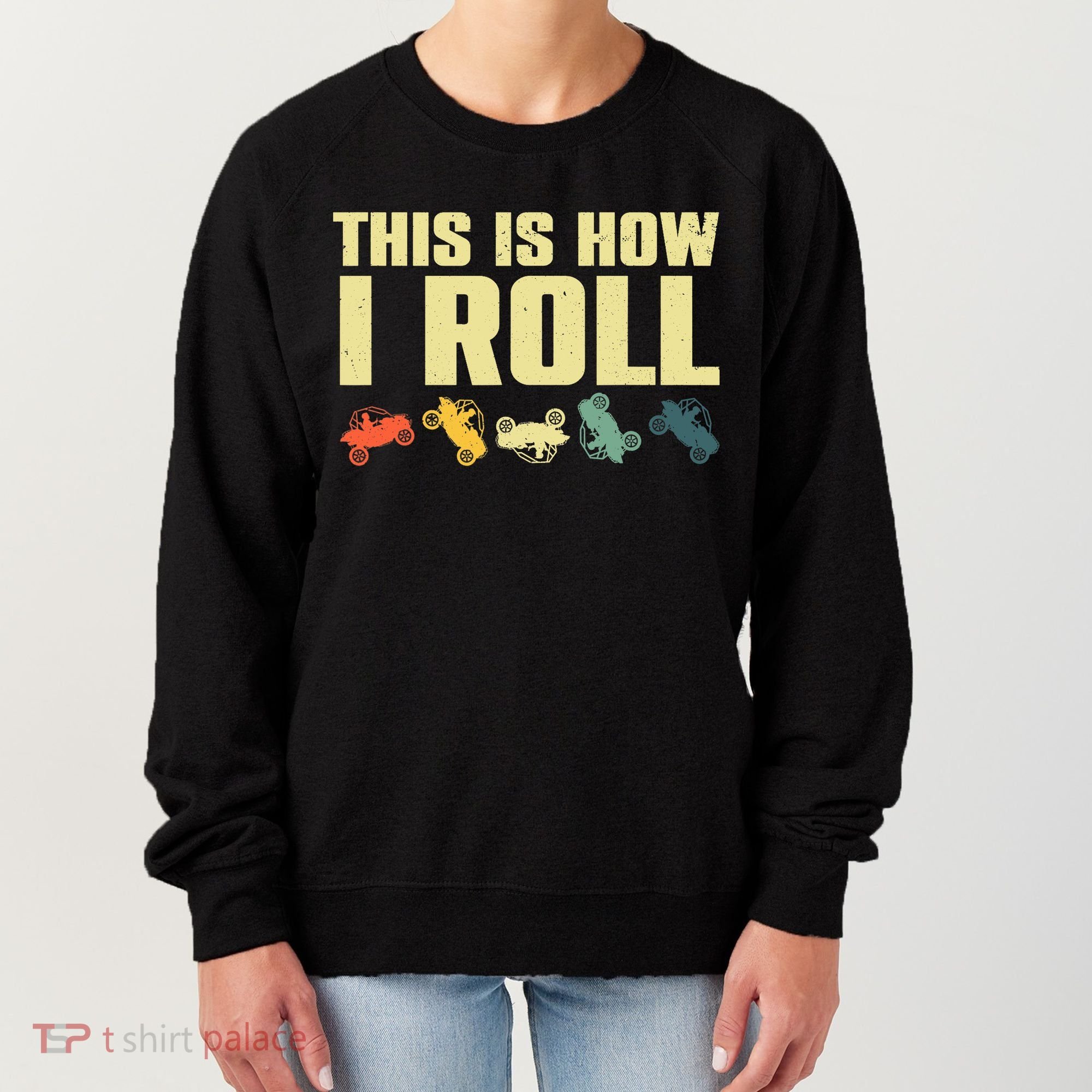Funny Side-By-Side UTV Art 4 Wheeler ATV Lover Women's Sweatshirt
