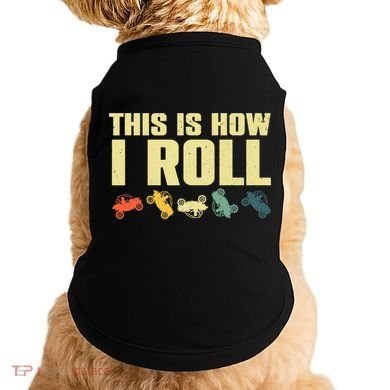 Funny Side-By-Side UTV Art 4 Wheeler ATV Lover Doggie Tank