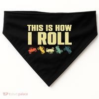 Funny Side-By-Side UTV Art 4 Wheeler ATV Lover USA-Made Doggie Bandana thumb 0
