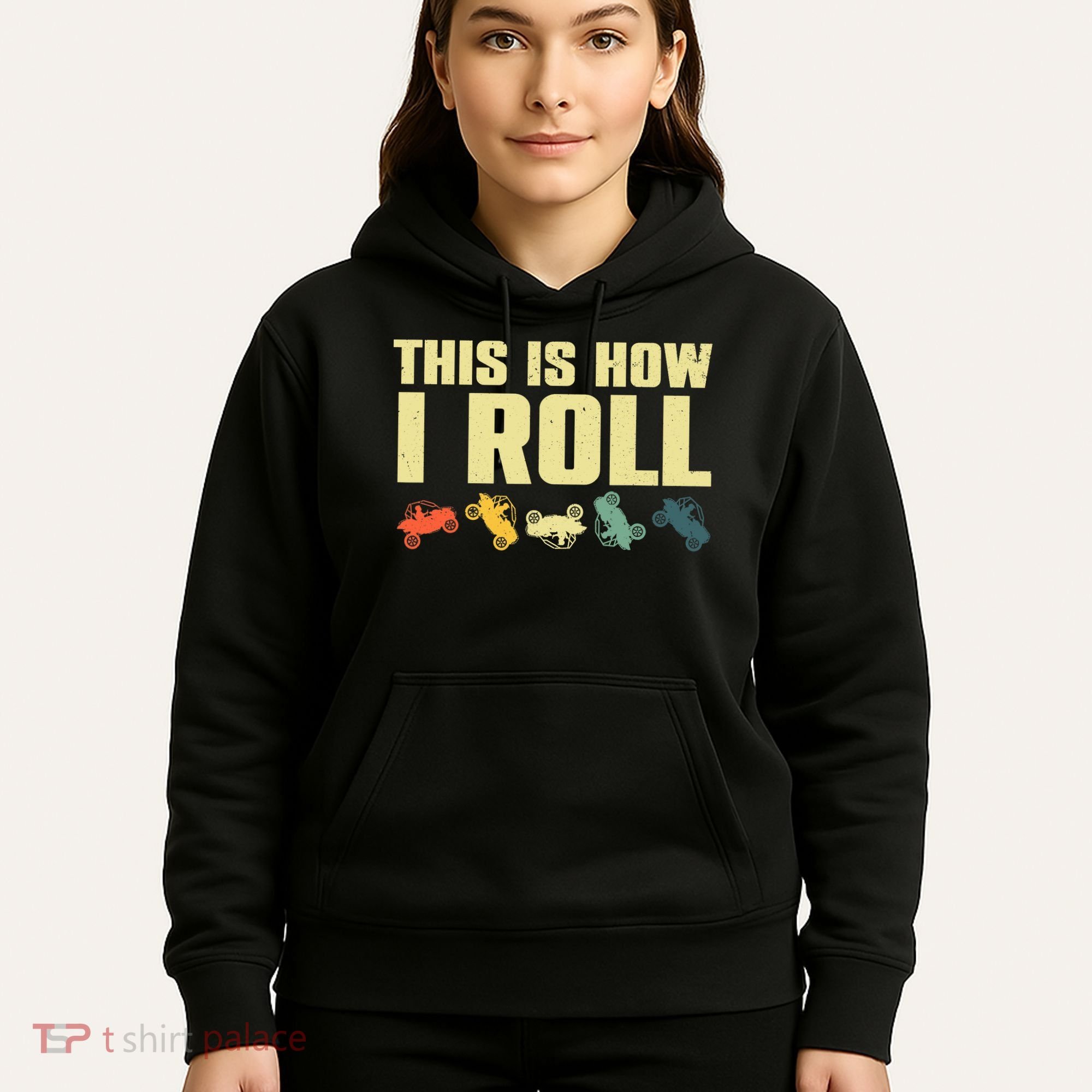 Funny Side-By-Side UTV Art 4 Wheeler ATV Lover Hoodie