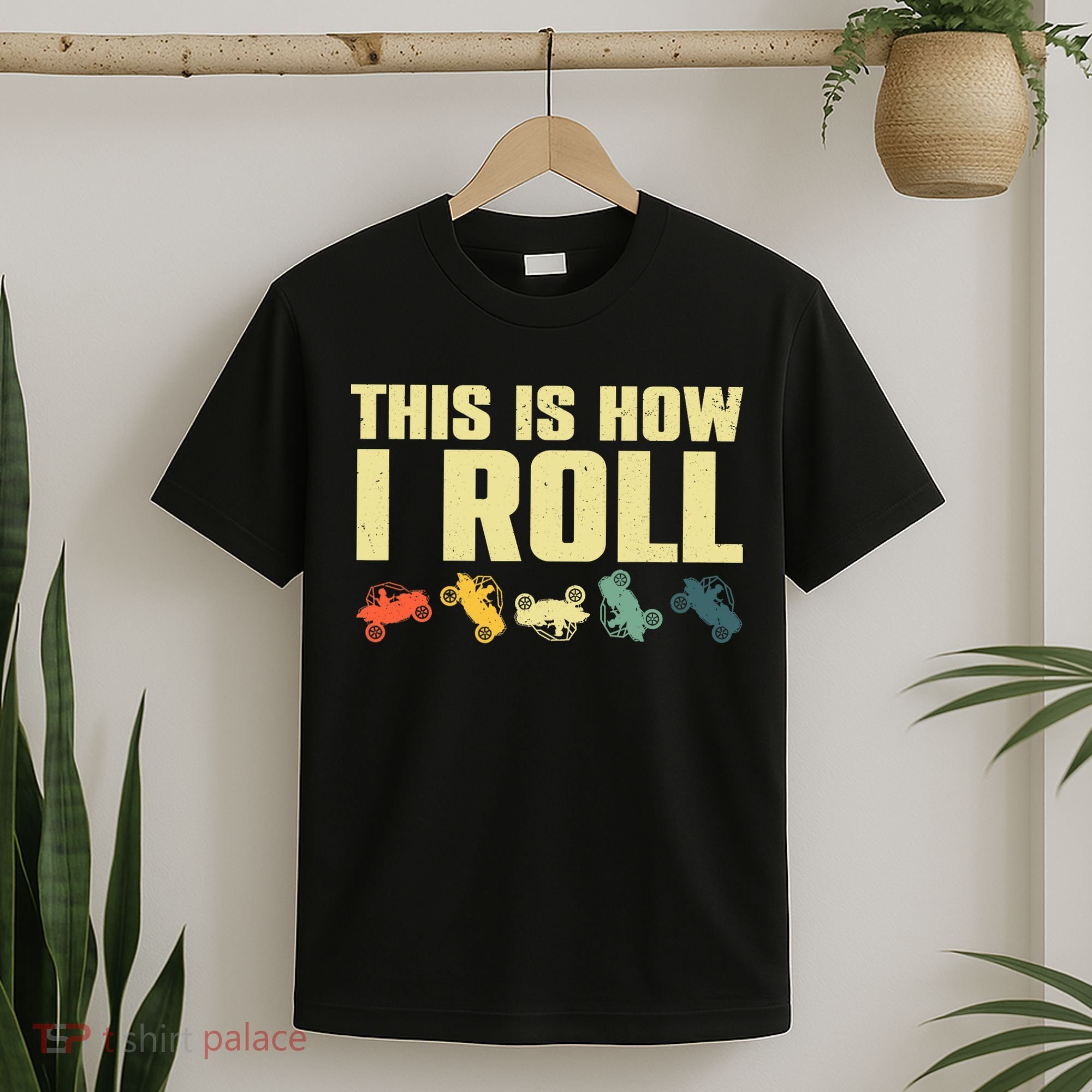 Funny Side-By-Side UTV Art 4 Wheeler ATV Lover T-Shirt