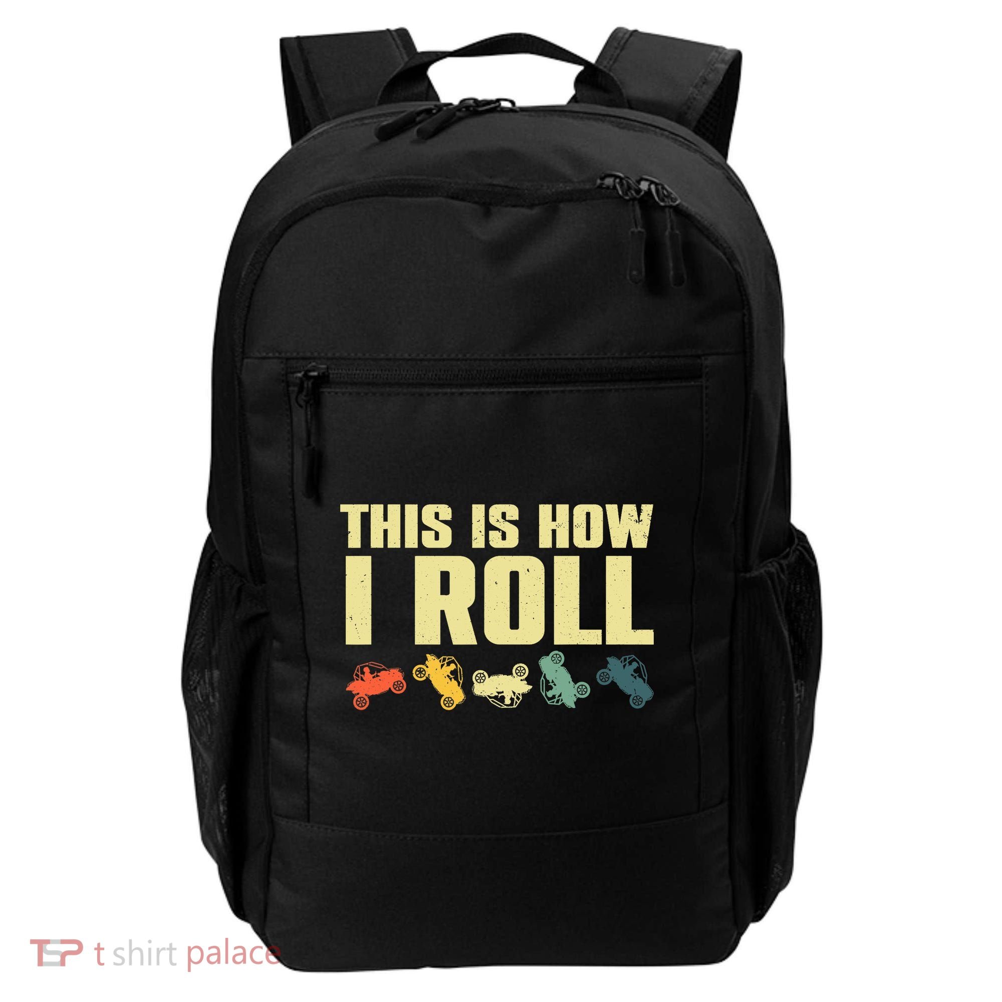 Funny Side-By-Side UTV Art 4 Wheeler ATV Lover Backpack