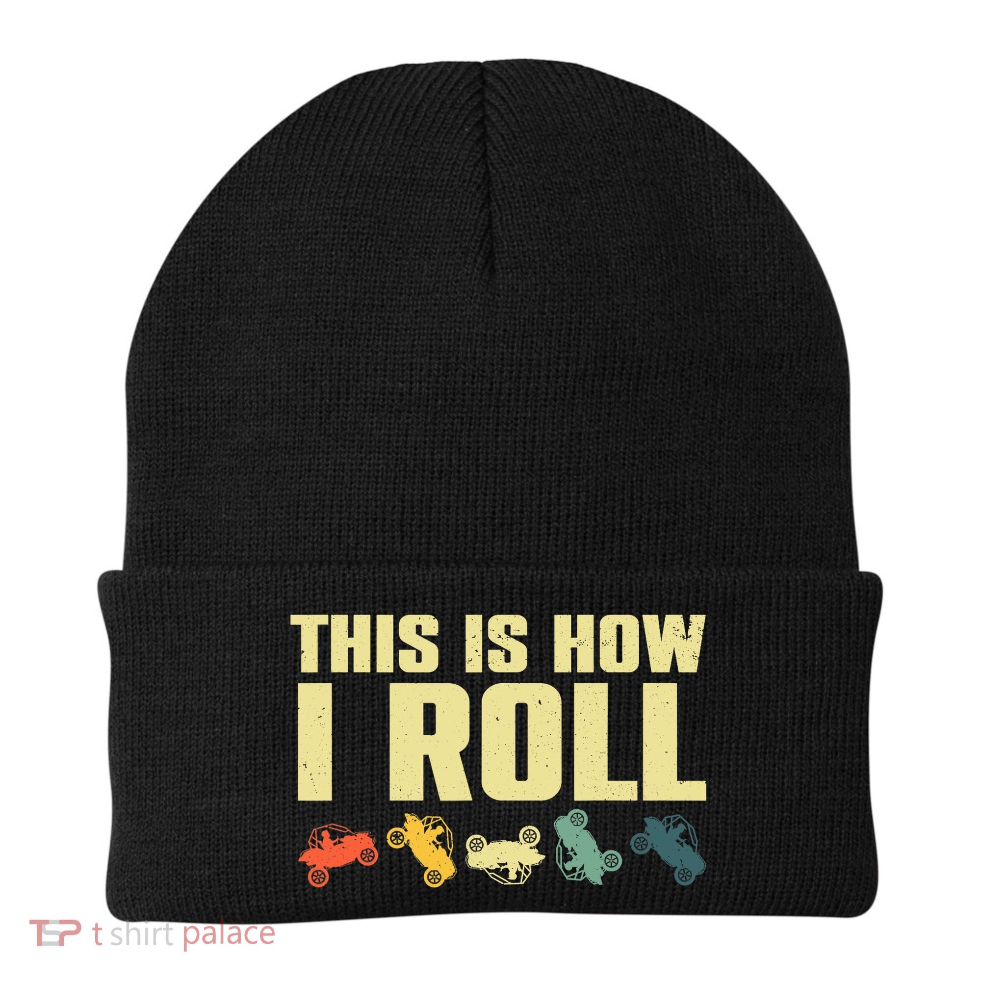 Funny Side-By-Side UTV Art 4 Wheeler ATV Lover Beanie