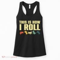 Funny Side-By-Side UTV Art 4 Wheeler ATV Lover Women's Tank Top thumb 0