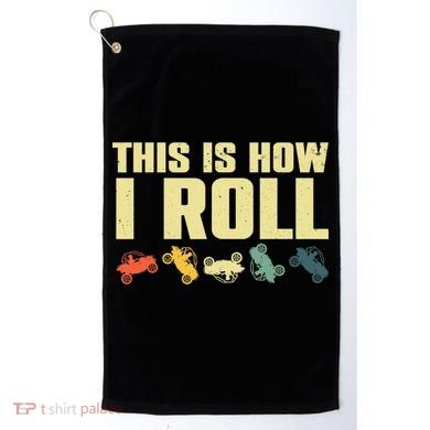 Funny Side-By-Side UTV Art 4 Wheeler ATV Lover Golf Towel