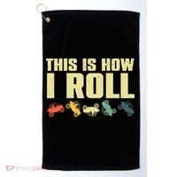 Funny Side-By-Side UTV Art 4 Wheeler ATV Lover Golf Towel thumb 0