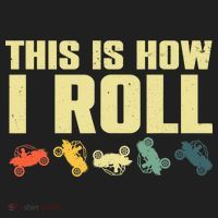 Funny Side-By-Side UTV Art 4 Wheeler ATV Lover Golf Towel thumb 3