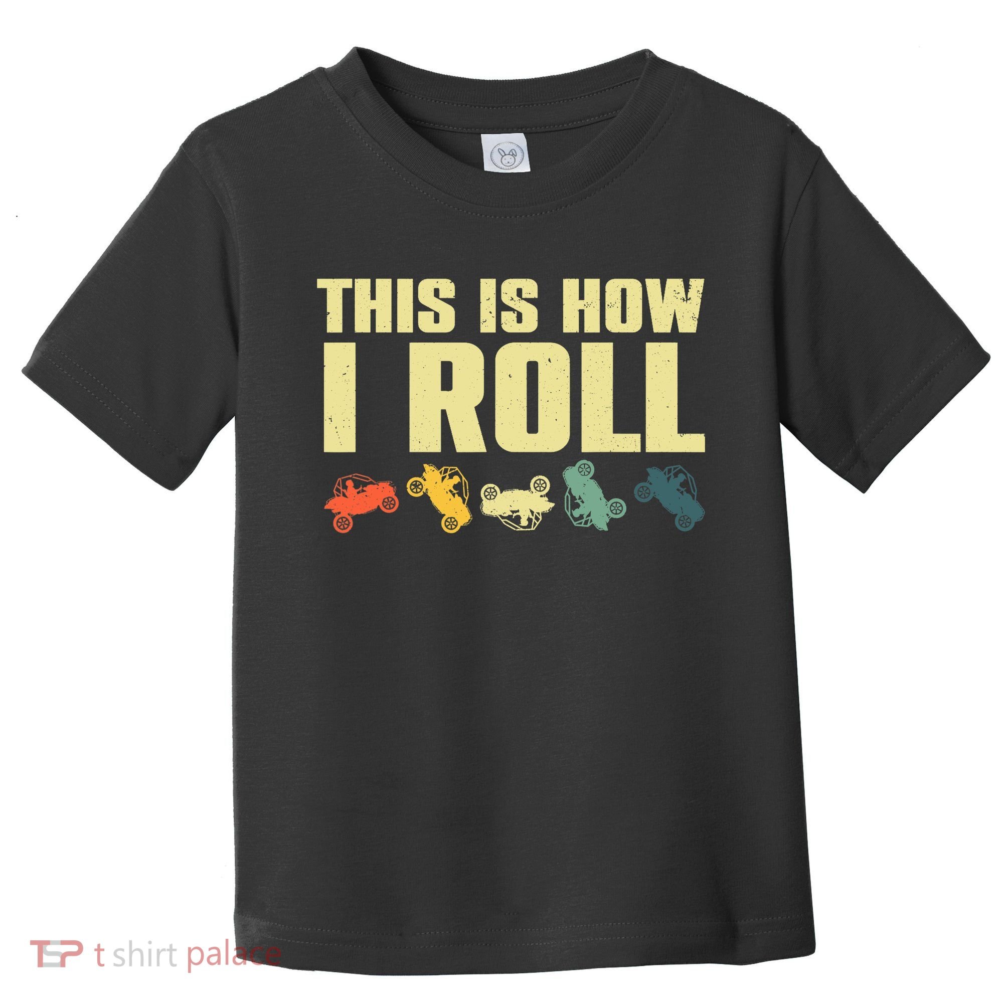 Funny Side-By-Side UTV Art 4 Wheeler ATV Lover Toddler T-Shirt