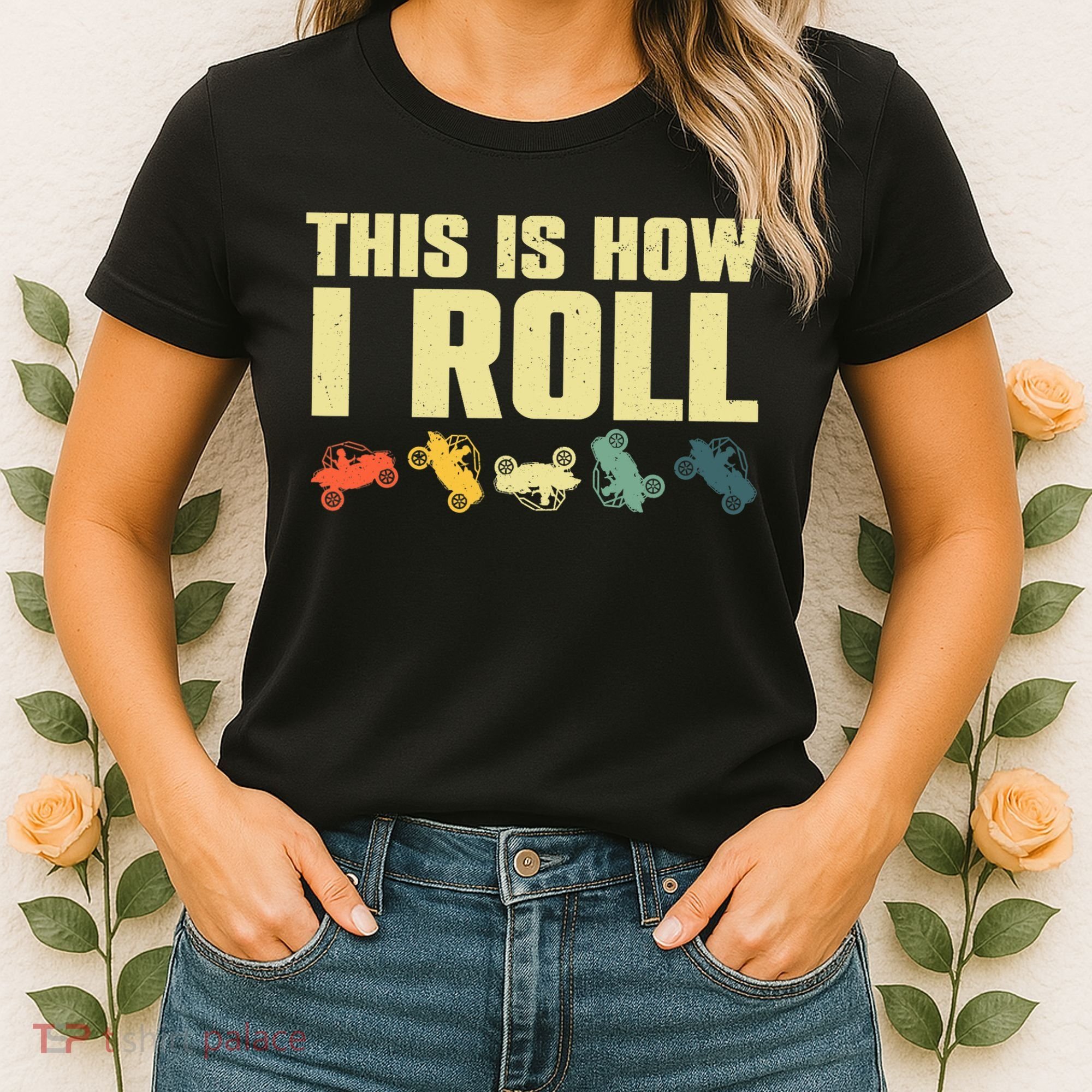 Funny Side-By-Side UTV Art 4 Wheeler ATV Lover Women's T-Shirt