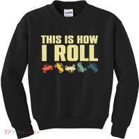 Funny Side-By-Side UTV Art 4 Wheeler ATV Lover Kids Sweatshirt thumb 0