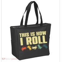 Funny Side-By-Side UTV Art 4 Wheeler ATV Lover Tote Bag thumb 2