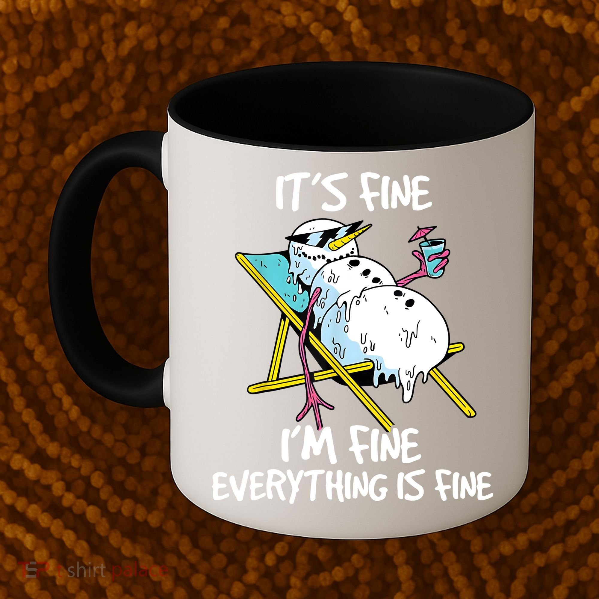 Funny Summer Vacation Gnomies Gnomes For Christmas In July Coffee Mug
