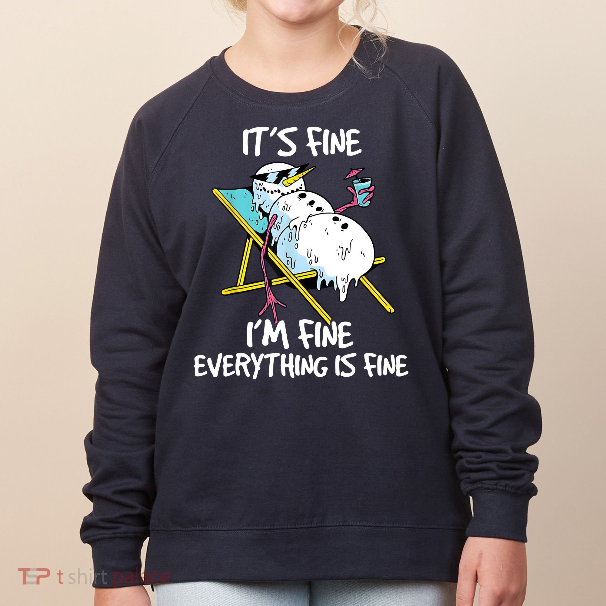 Funny Summer Vacation Gnomies Gnomes For Christmas In July Women's Sweatshirt