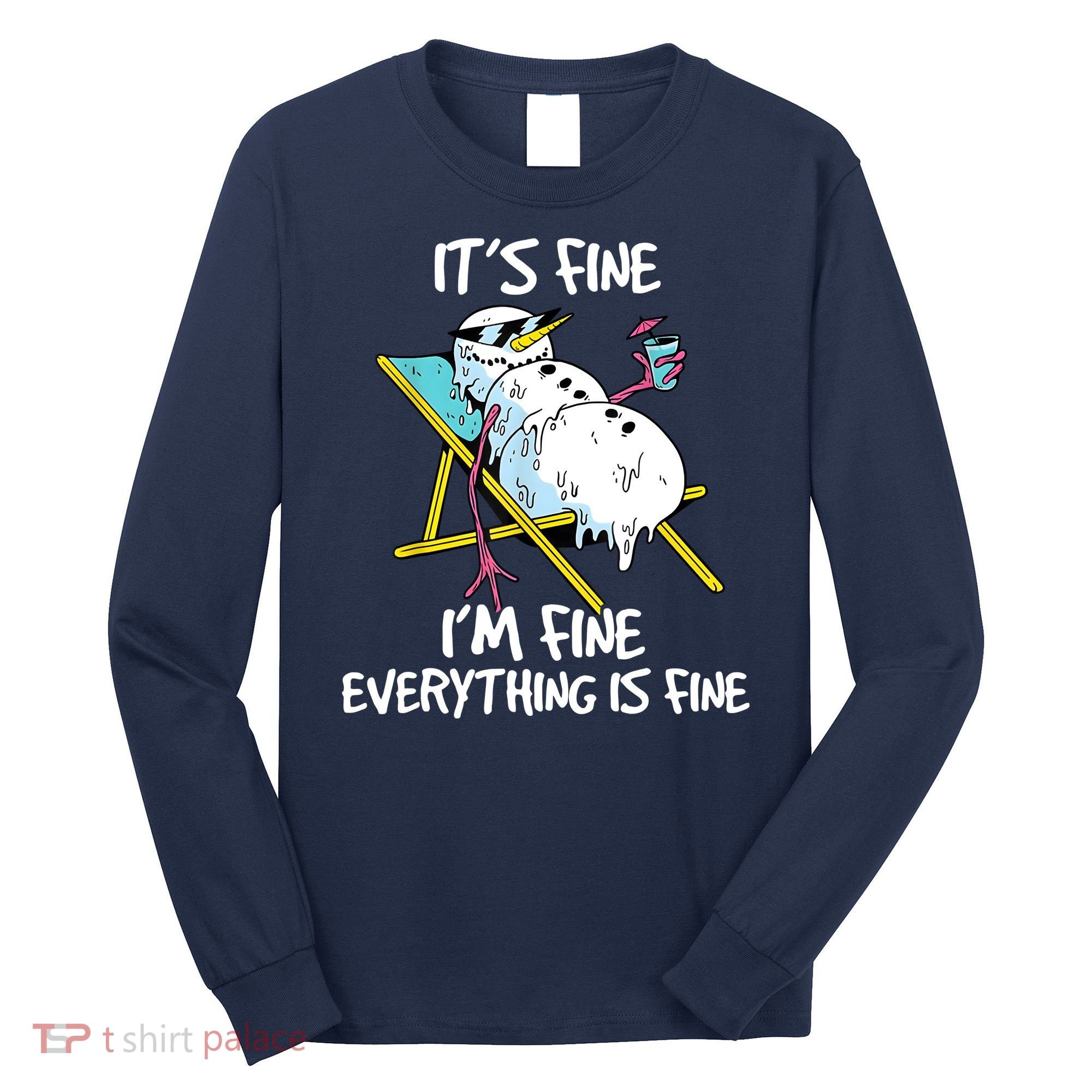Funny Summer Vacation Gnomies Gnomes For Christmas In July Long Sleeve Shirt