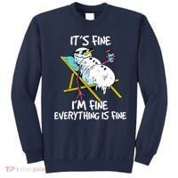 Funny Summer Vacation Gnomies Gnomes For Christmas In July Sweatshirt thumb 0