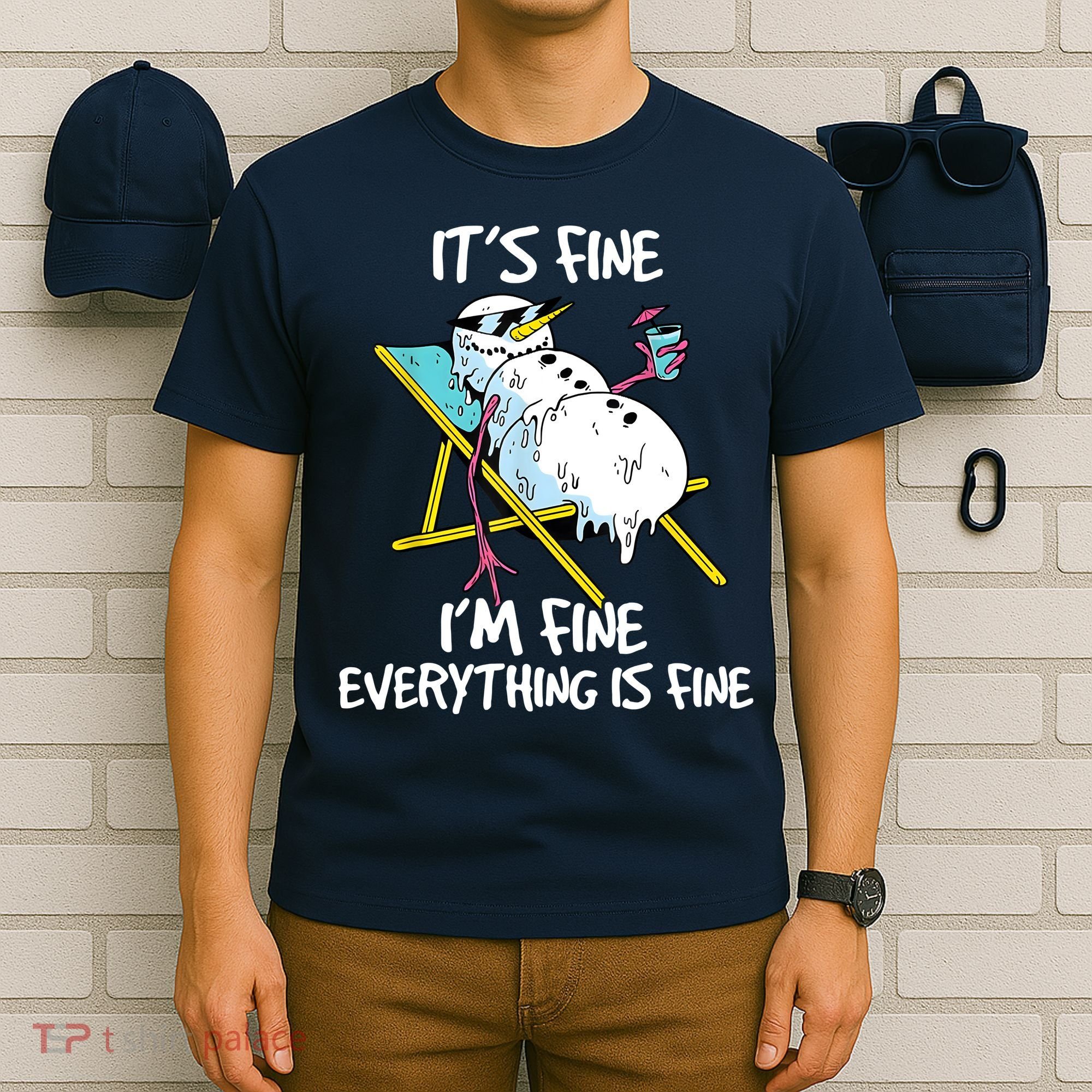 Funny Summer Vacation Gnomies Gnomes For Christmas In July T-Shirt