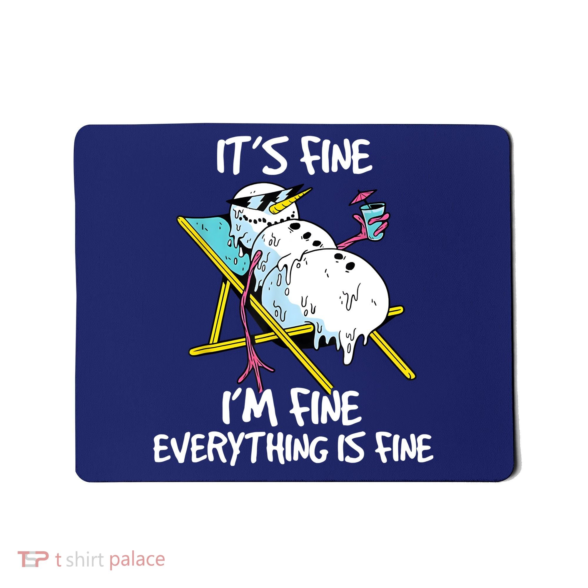 Funny Summer Vacation Gnomies Gnomes For Christmas In July Mousepad