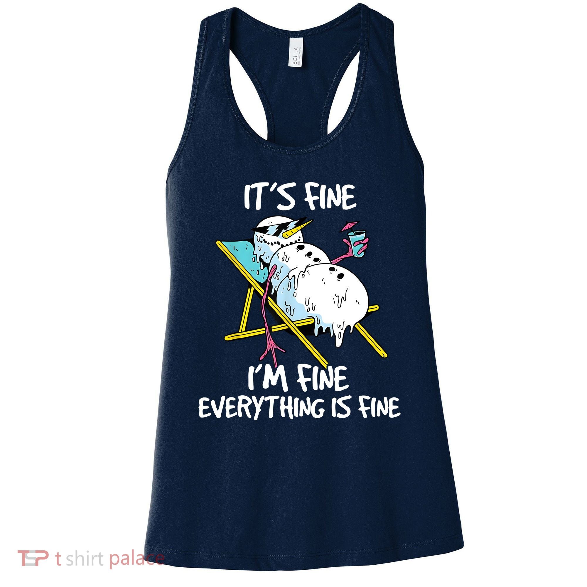Funny Summer Vacation Gnomies Gnomes For Christmas In July Women's Tank Top