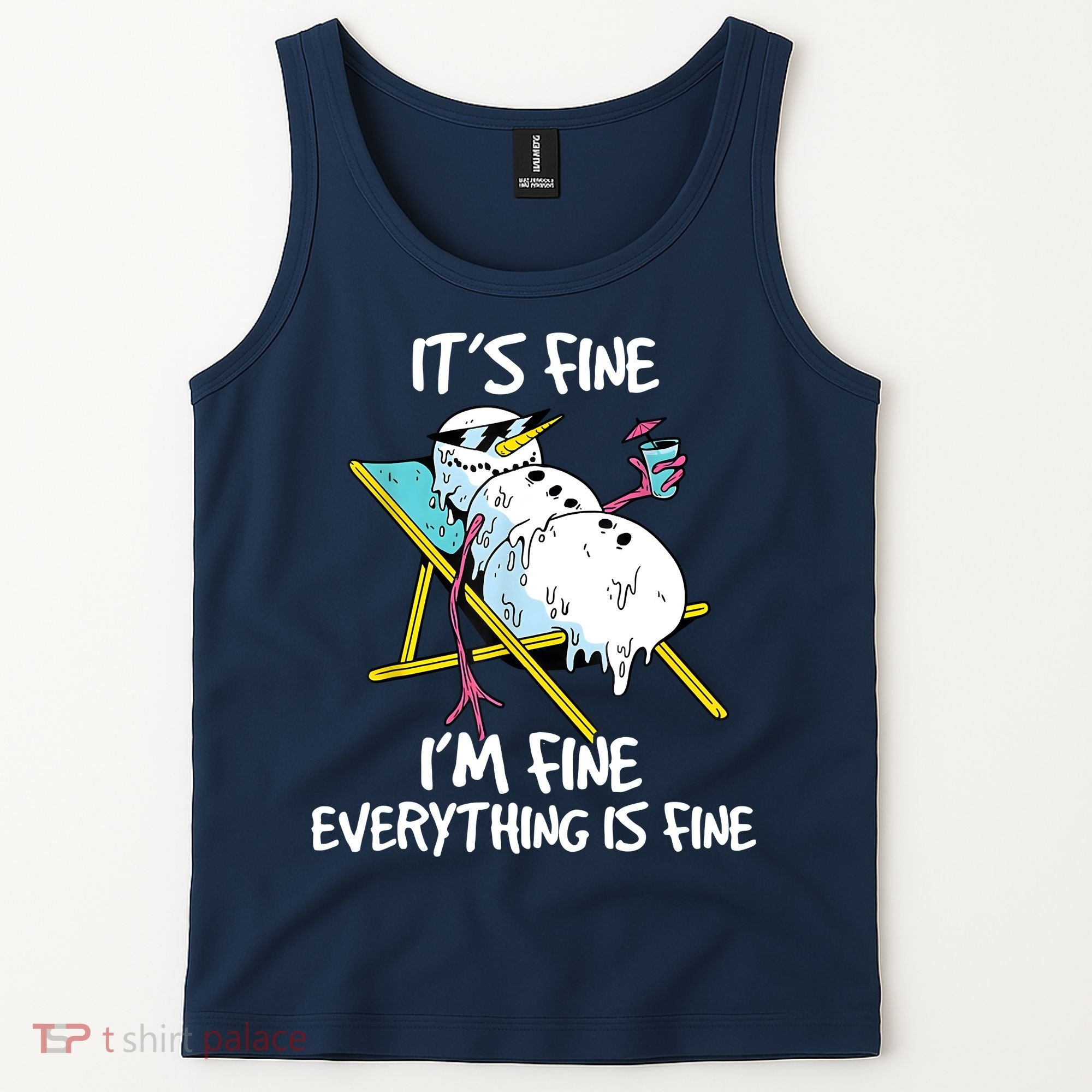 Funny Summer Vacation Gnomies Gnomes For Christmas In July Tank Top