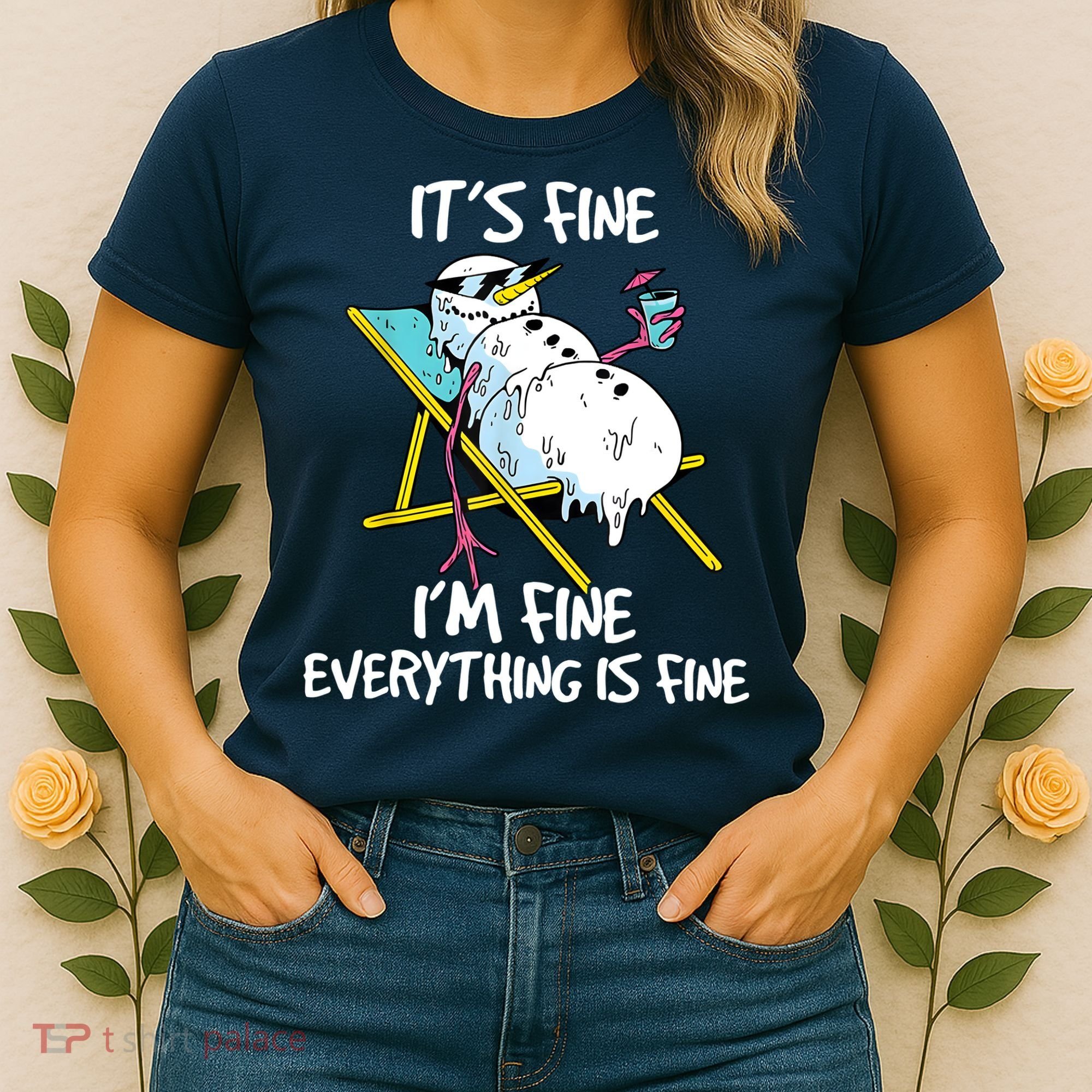 Funny Summer Vacation Gnomies Gnomes For Christmas In July Women's T-Shirt