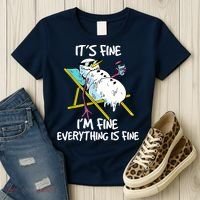 Funny Summer Vacation Gnomies Gnomes For Christmas In July Women's T-Shirt thumb 3
