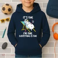 Funny Summer Vacation Gnomies Gnomes For Christmas In July Kids Hoodie thumb 2