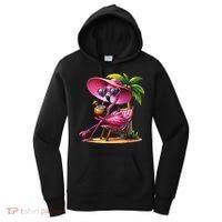 Flamingo Summer Vibes Beach Palm Tree Summer Vacation Women's Hoodie thumb 0