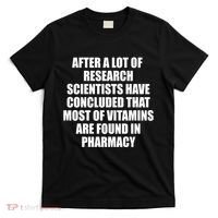 Funny Scientist Vitamins Pharmacy T-Shirt thumb 0