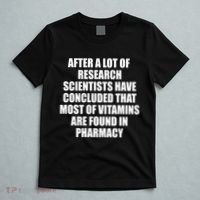 Funny Scientist Vitamins Pharmacy T-Shirt thumb 5