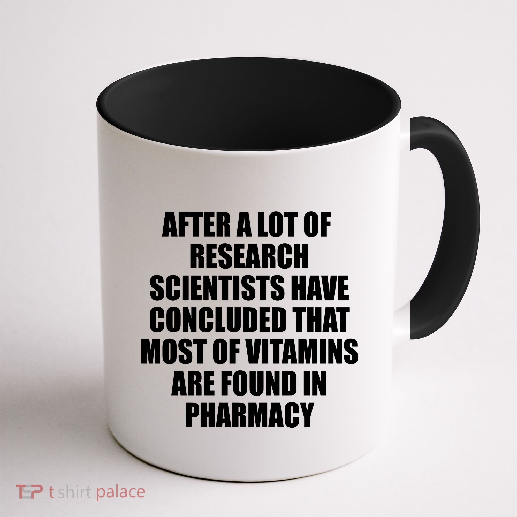 Funny Scientist Vitamins Pharmacy Coffee Mug