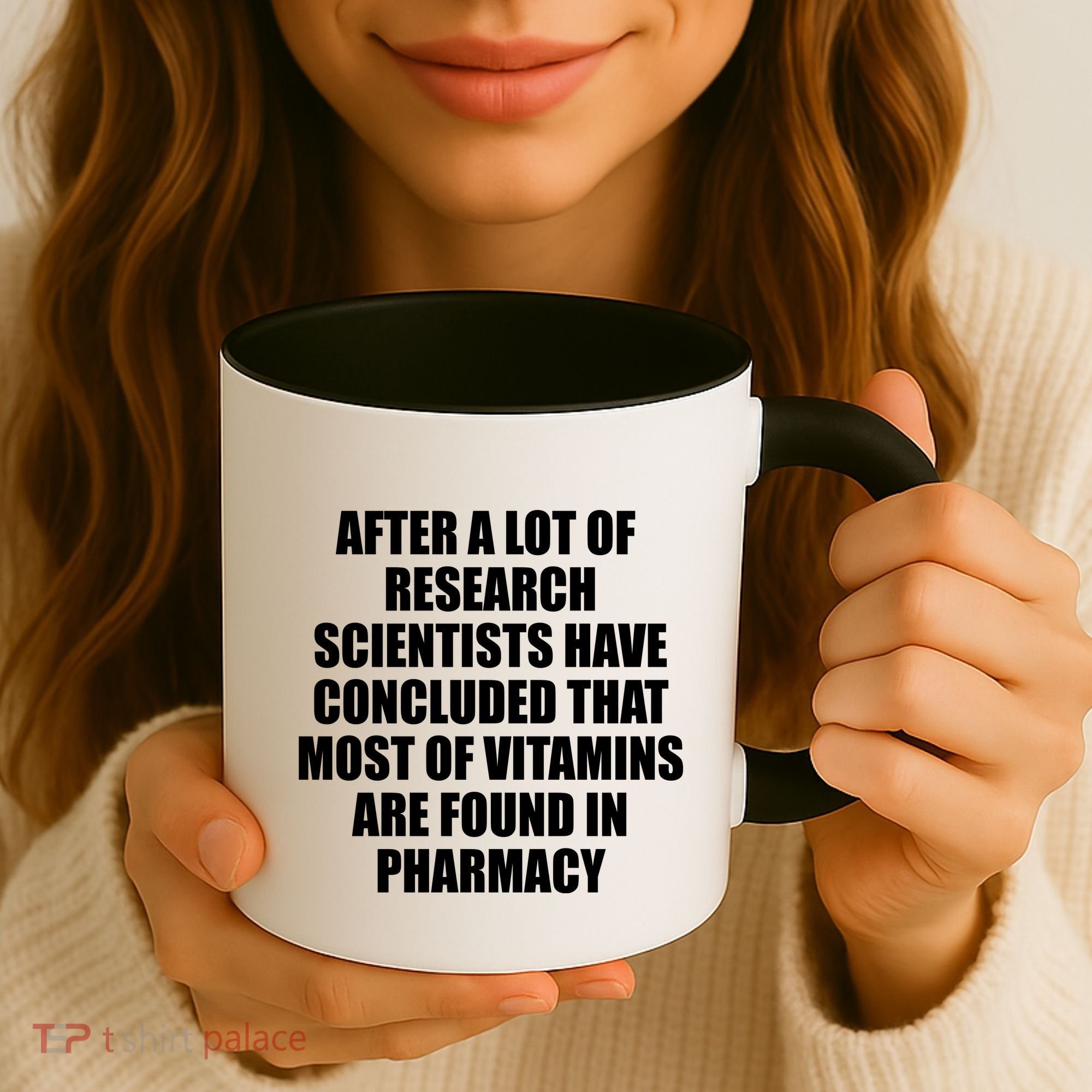 Funny Scientist Vitamins Pharmacy Coffee Mug