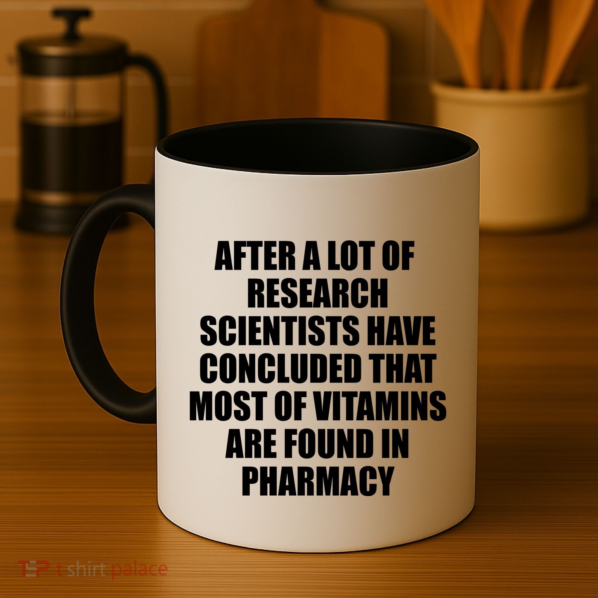 Funny Scientist Vitamins Pharmacy Coffee Mug