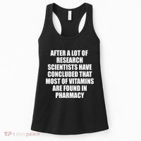Funny Scientist Vitamins Pharmacy Women's Tank Top thumb 0