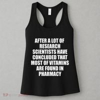Funny Scientist Vitamins Pharmacy Women's Tank Top thumb 3