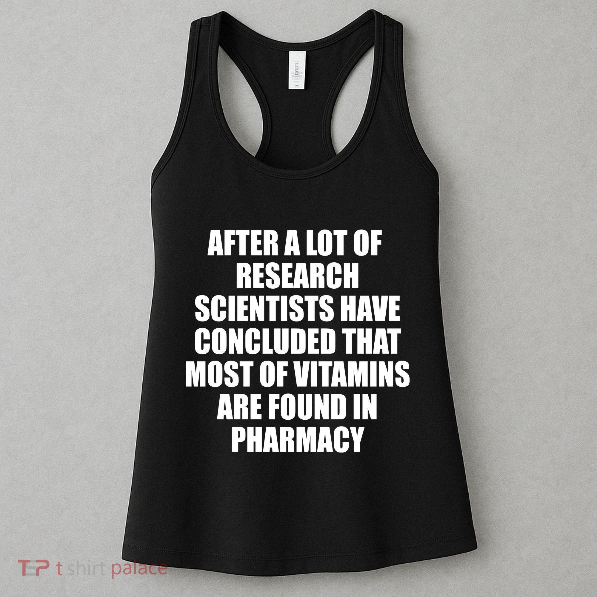 Funny Scientist Vitamins Pharmacy Women's Tank Top