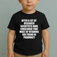 Funny Scientist Vitamins Pharmacy Toddler T-Shirt thumb 2