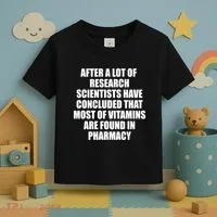 Funny Scientist Vitamins Pharmacy Toddler T-Shirt thumb 3