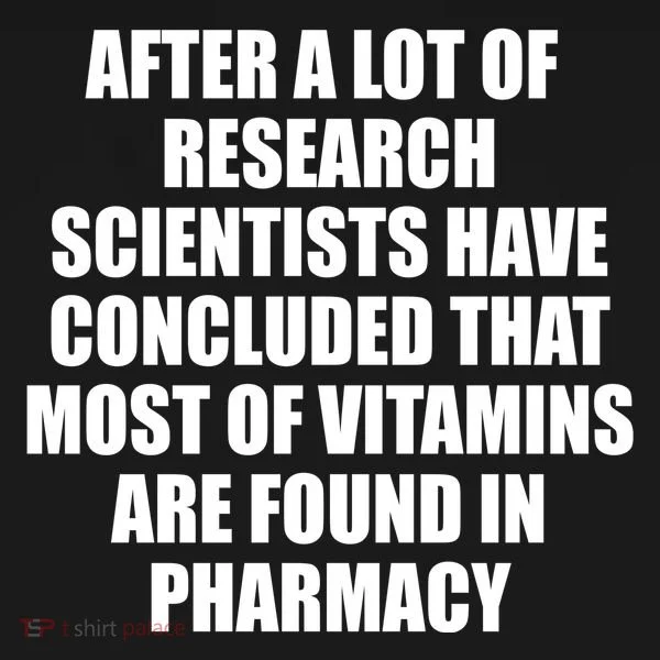 Funny Scientist Vitamins Pharmacy Toddler T-Shirt