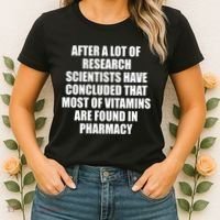 Funny Scientist Vitamins Pharmacy Women's T-Shirt thumb 2