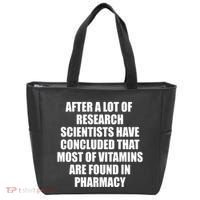 Funny Scientist Vitamins Pharmacy Tote Bag thumb 0
