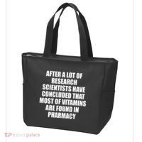 Funny Scientist Vitamins Pharmacy Tote Bag thumb 3